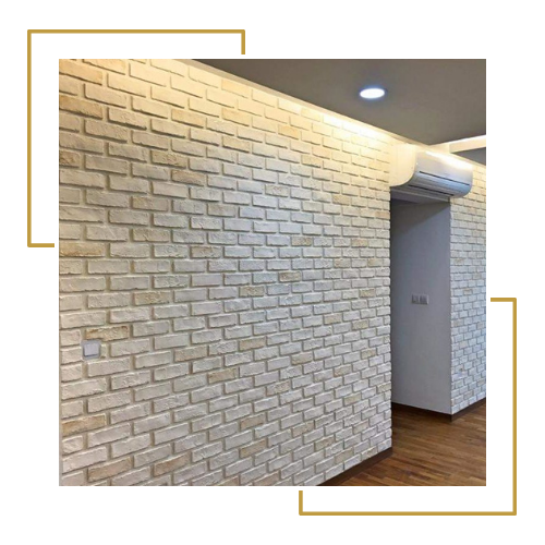 Brick panels for living room UAE