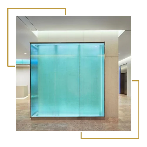 glass wall panel in UAE