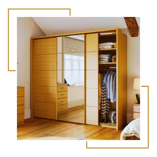 wooden wardrobe cabinet in UAE