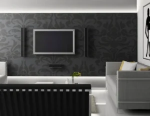 Living Room Wallpaper in UAE