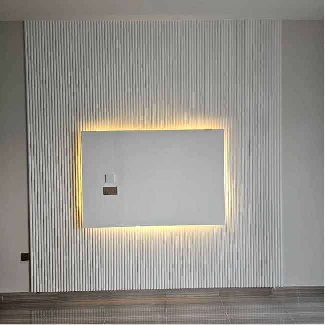 Luxury Living Room Wall Cladding Dubai