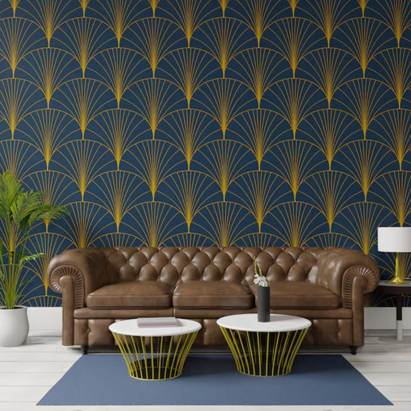Custom Living Room Wallpaper Designs