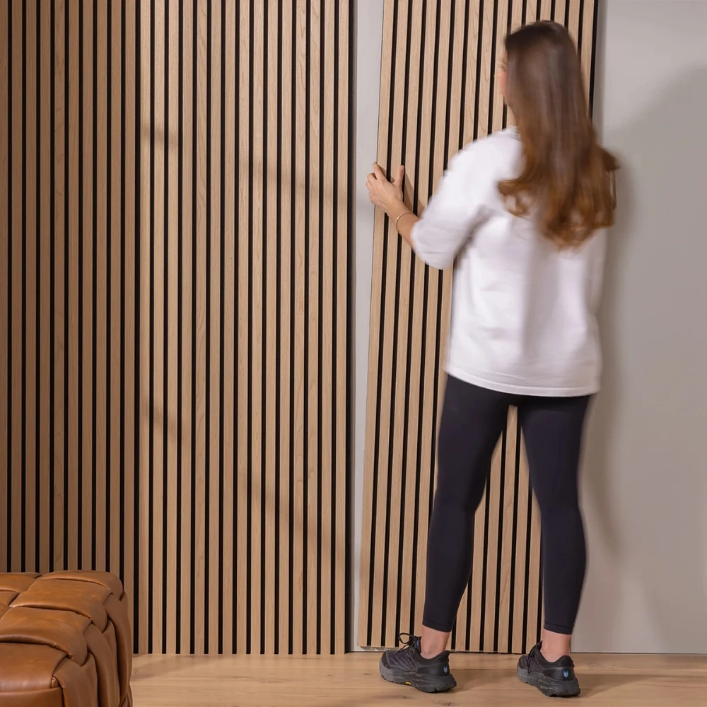 SlatWall Oak Panel Size Options