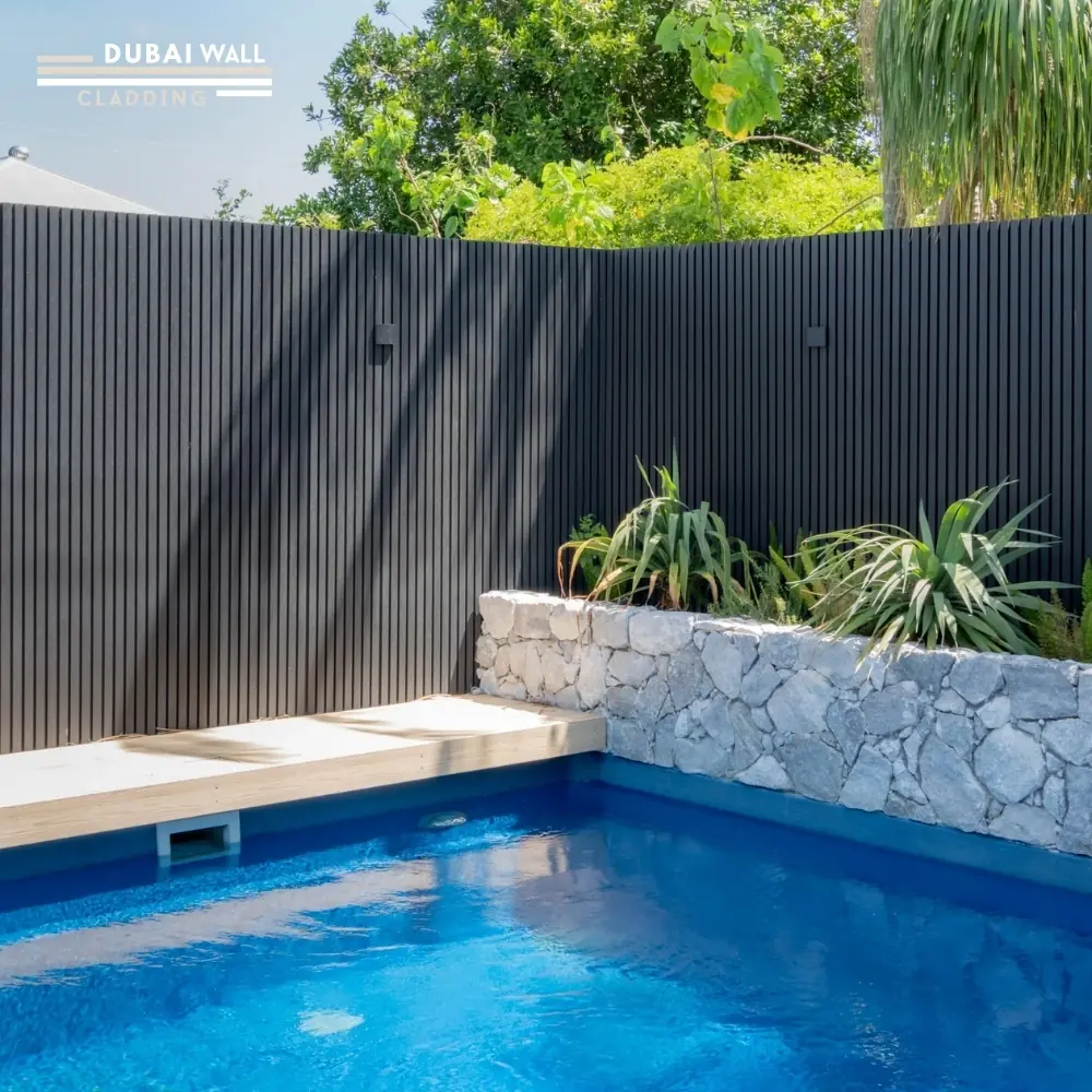 Black oak cladding exterior installation.