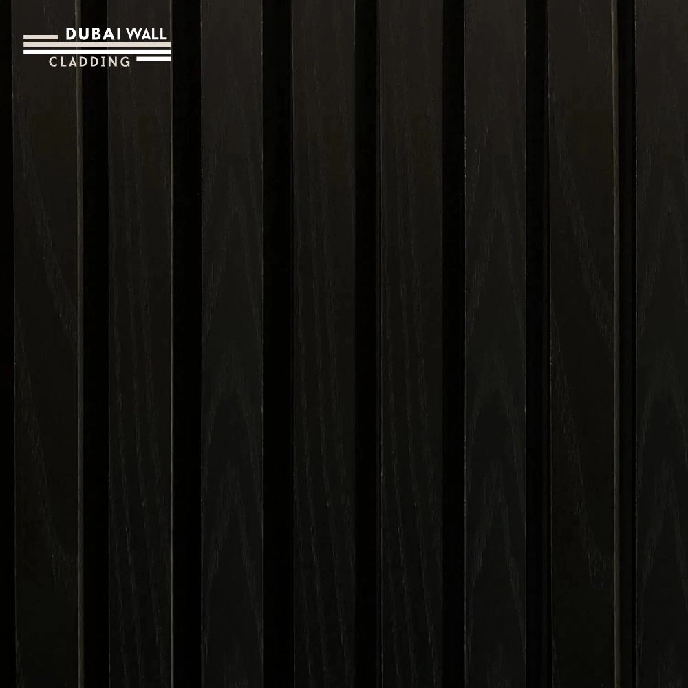Side profile black acoustic panel.