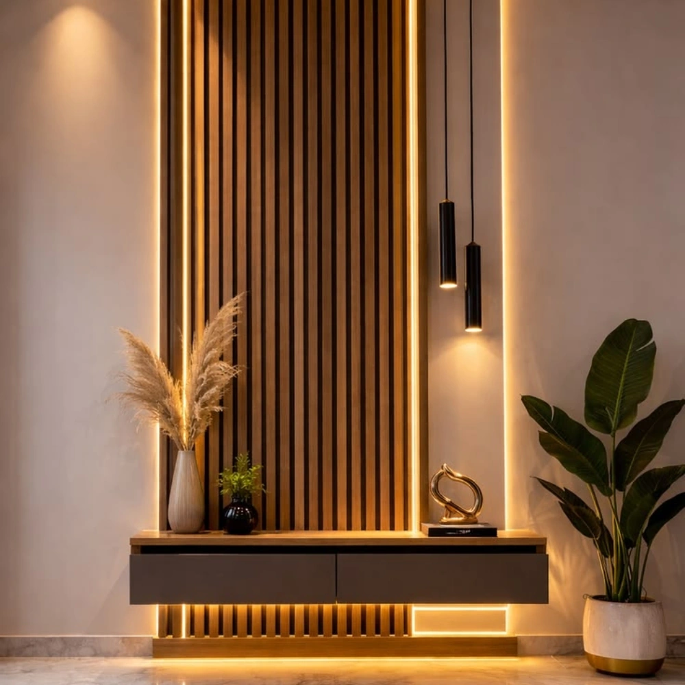 Premium Natural Wood Wall Paneling