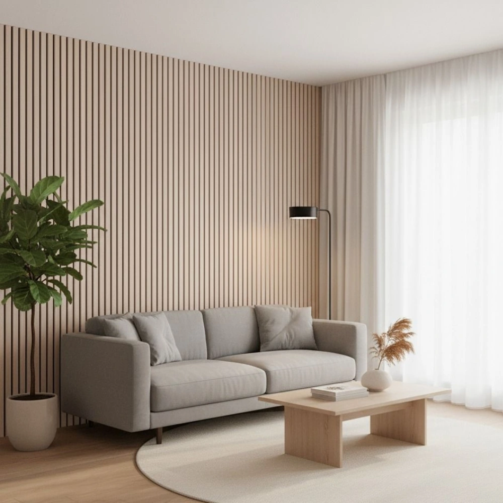 Durable WPC Fluted Wall Panels