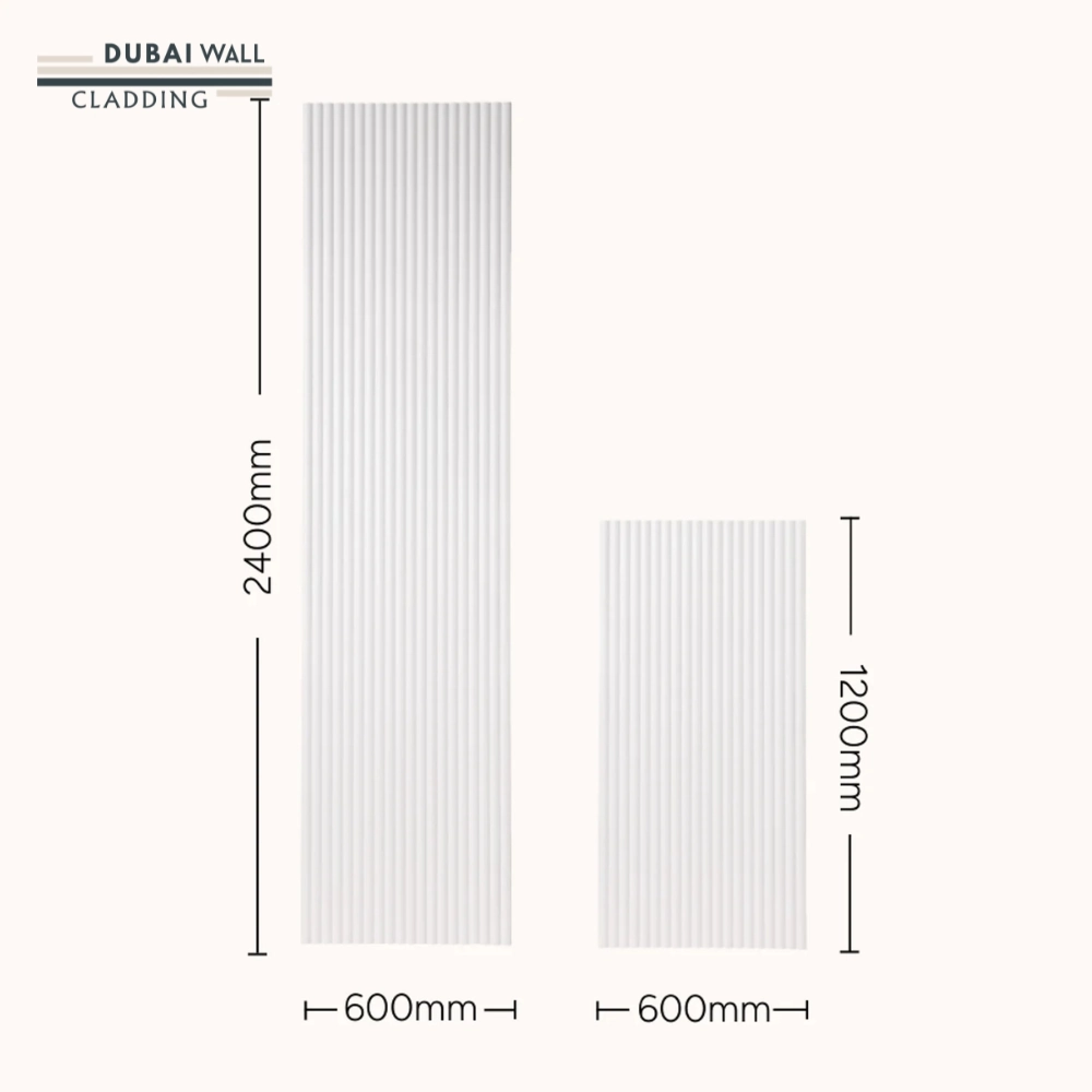 Close up reeded MDF curve.