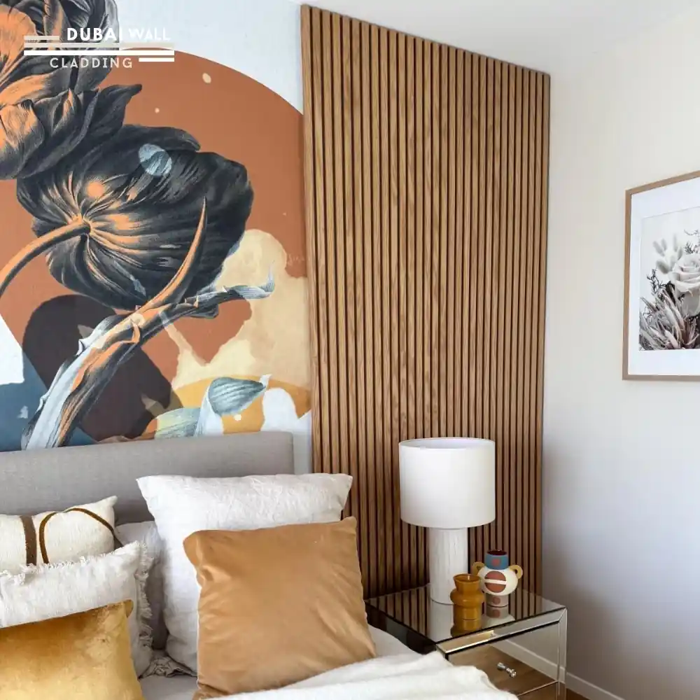 Classic walnut panel room installation.