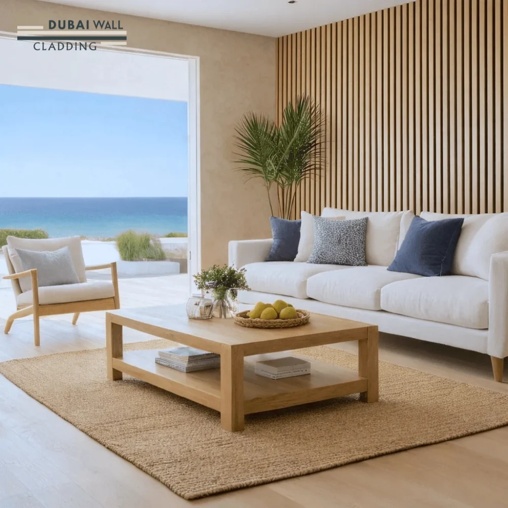 Coastal oak panel room installation.