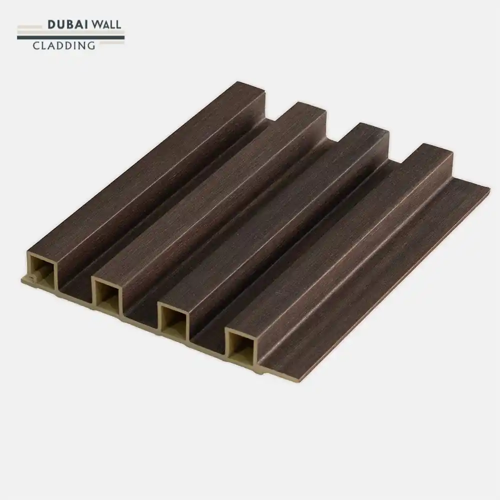 Premium walnut interlock wall panel