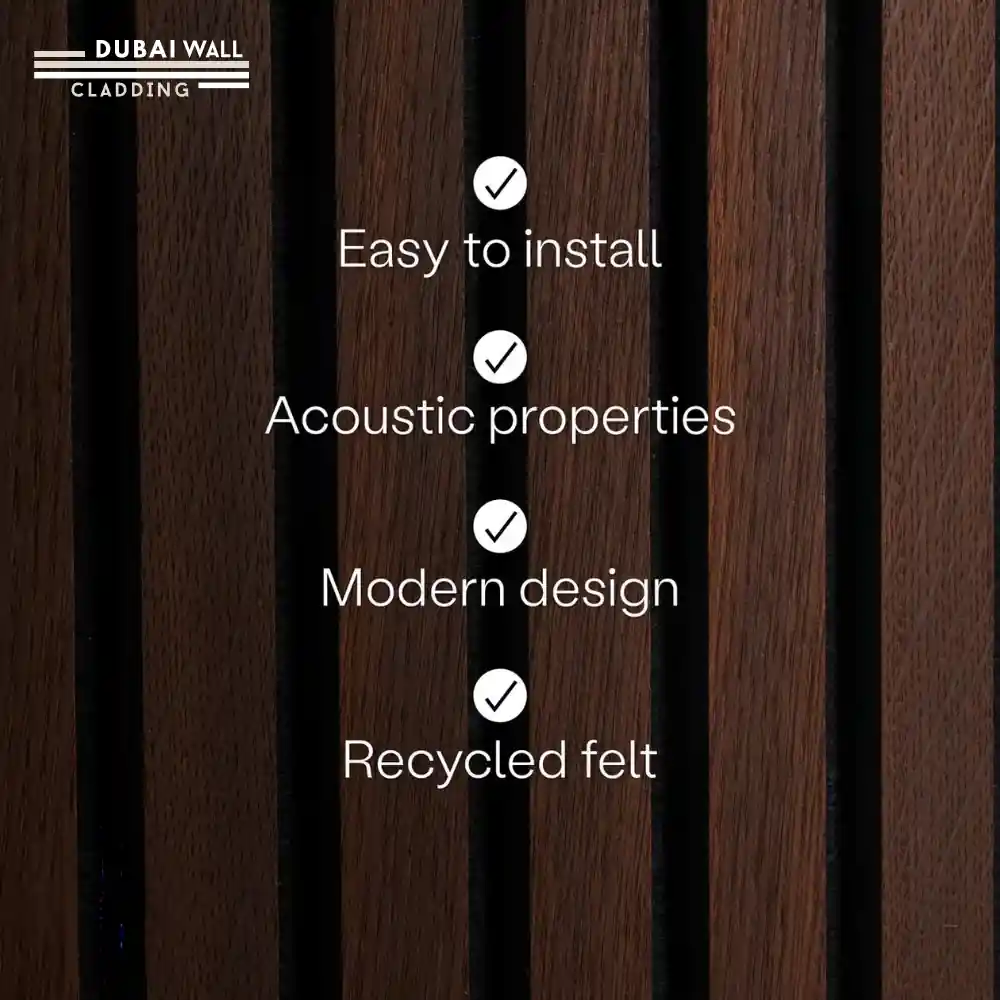 Smoked slat panel mounting process