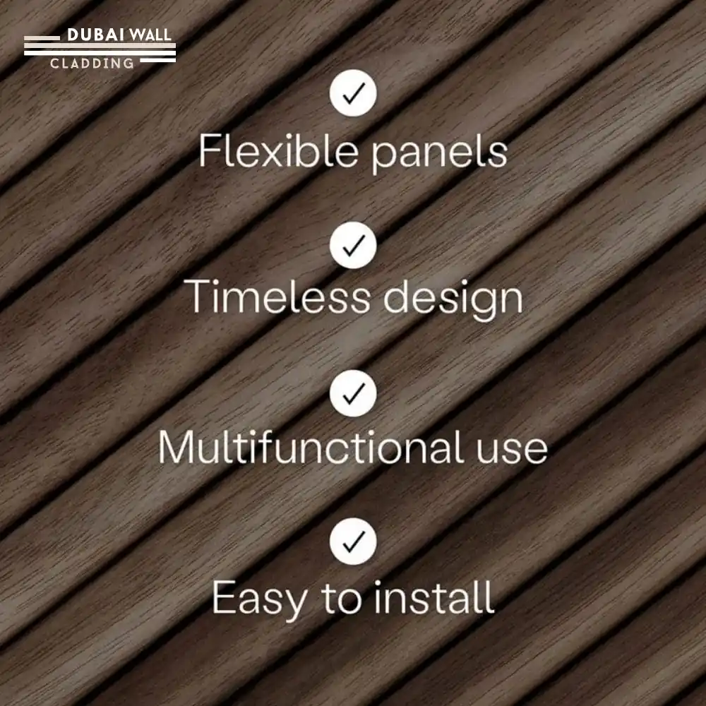 Flexible walnut panel mounting process
