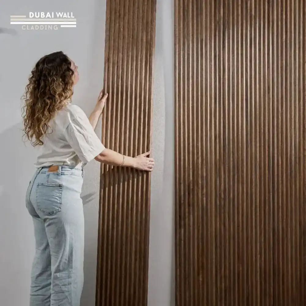 Flexible walnut zigzag mounting process