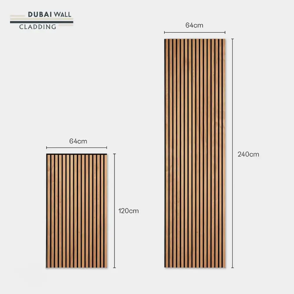 Wood slat panel mounting process