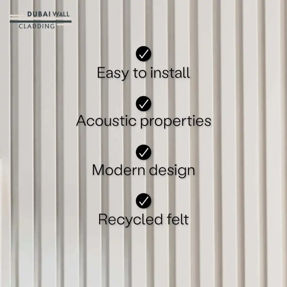 White slat panel mounting process