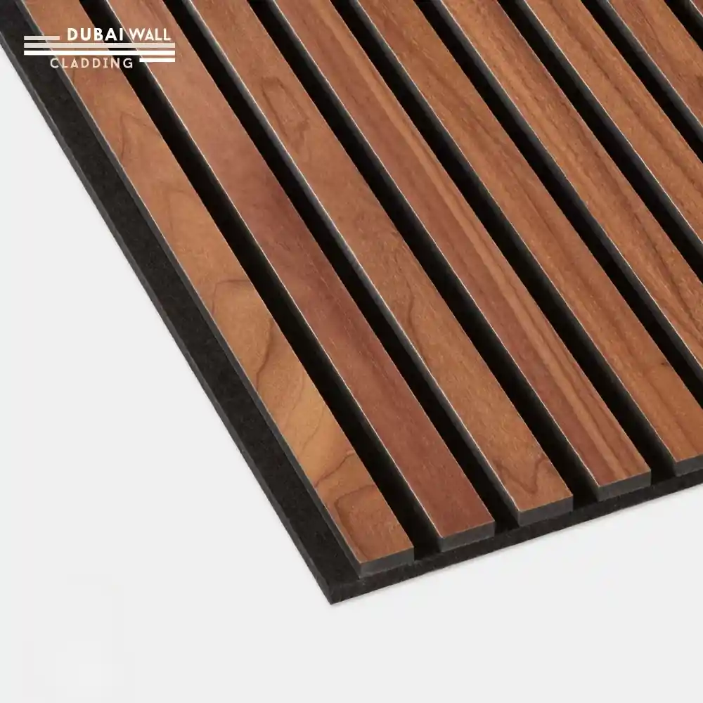 Close up rich walnut texture