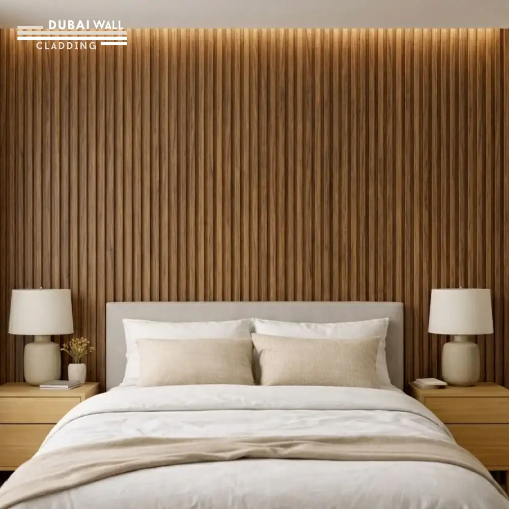 Teak royal interlock wall panel