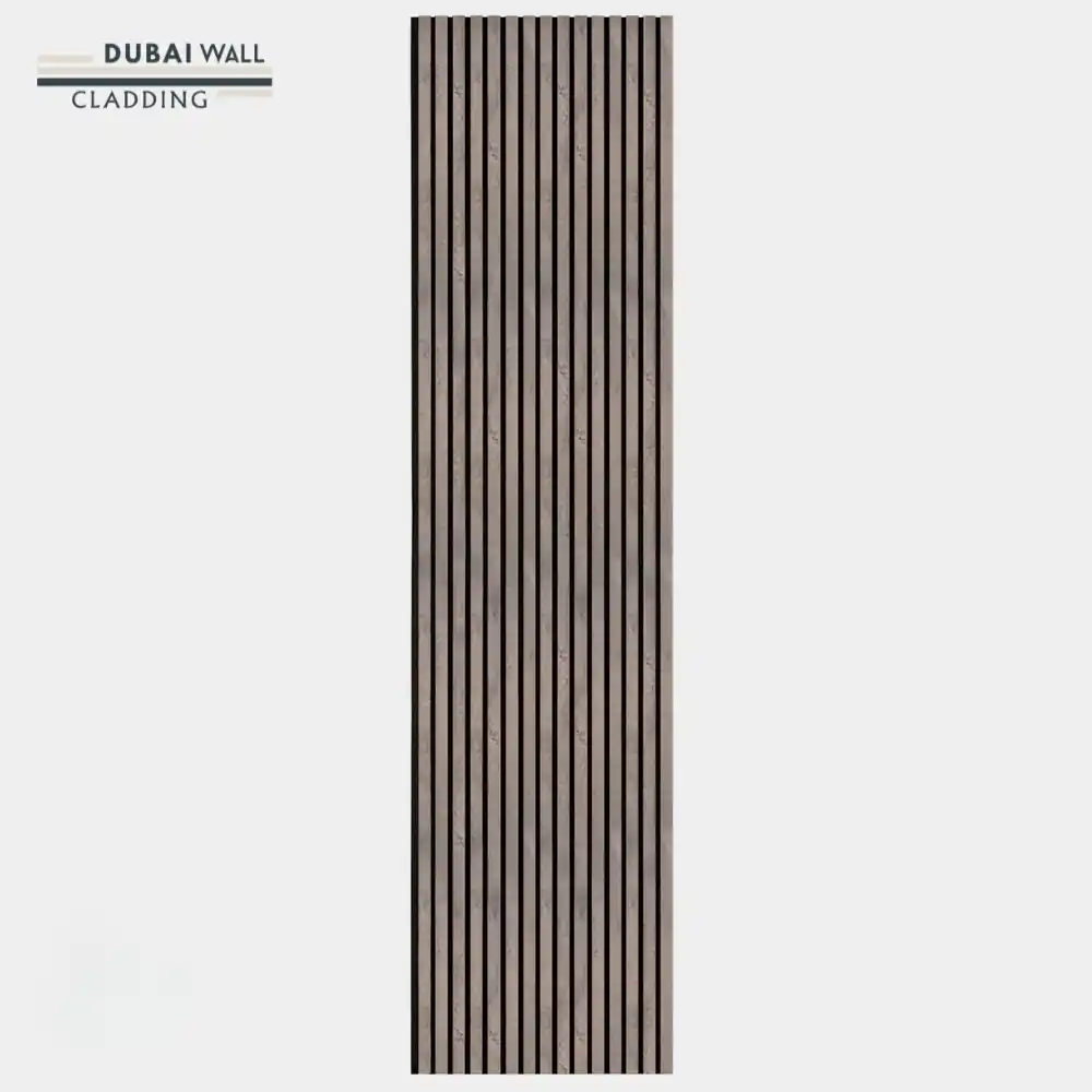 Grey acoustic felt backed panel