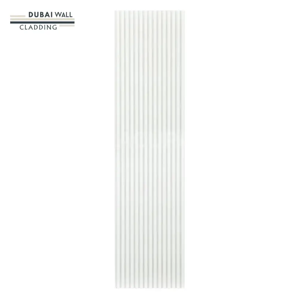 White acoustic felt backed panel