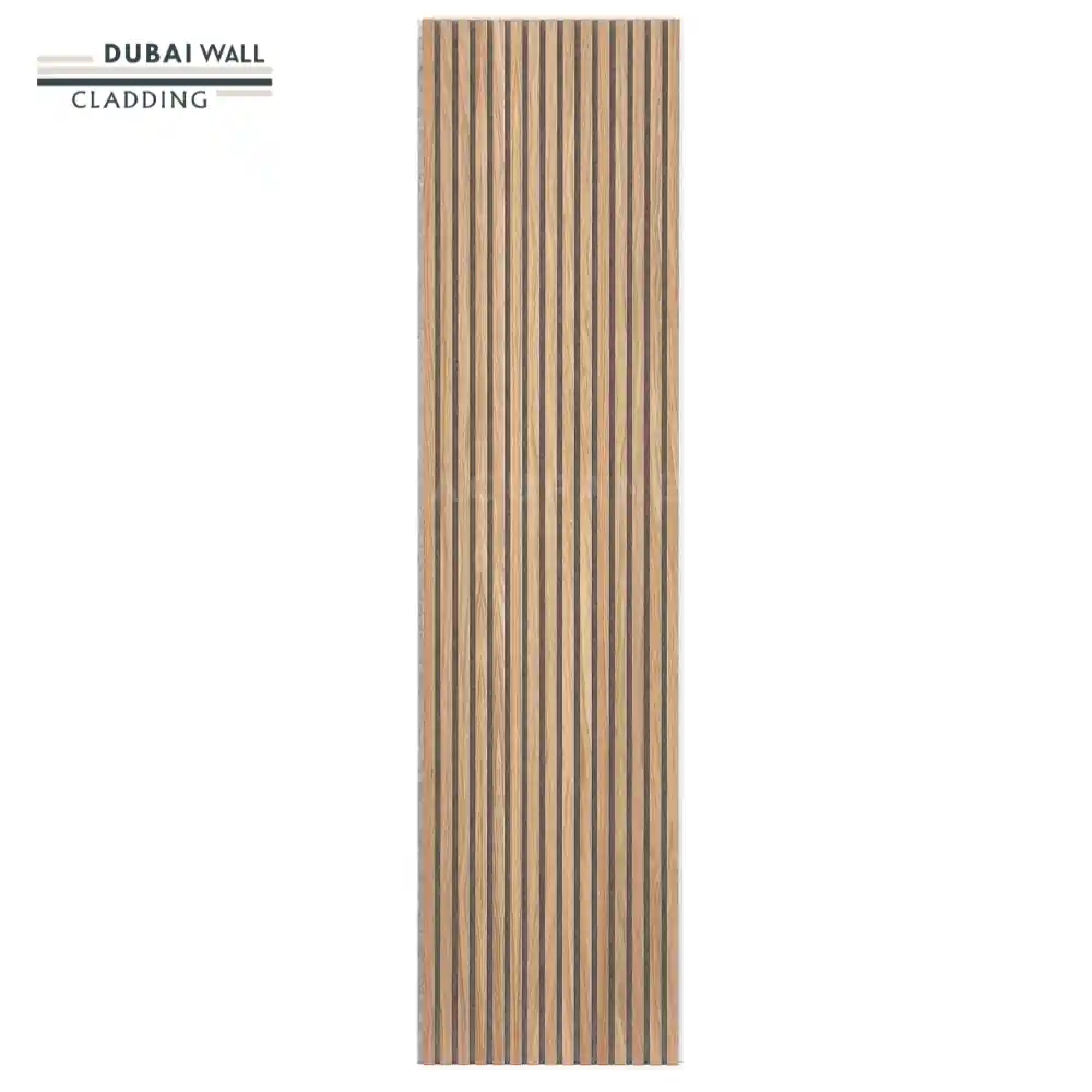 Oak slat wall cladding Dubai