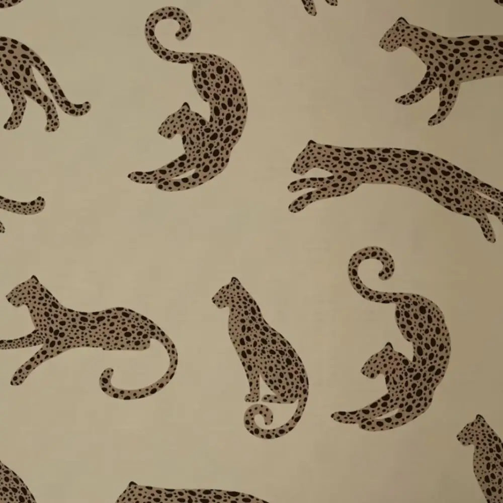 Animal print wallpaper roll sample