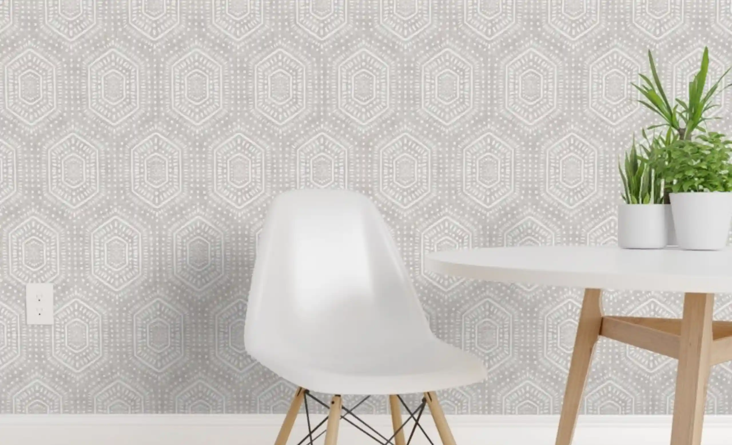 Geometric Pattern Wallpaper Dubai Interiors