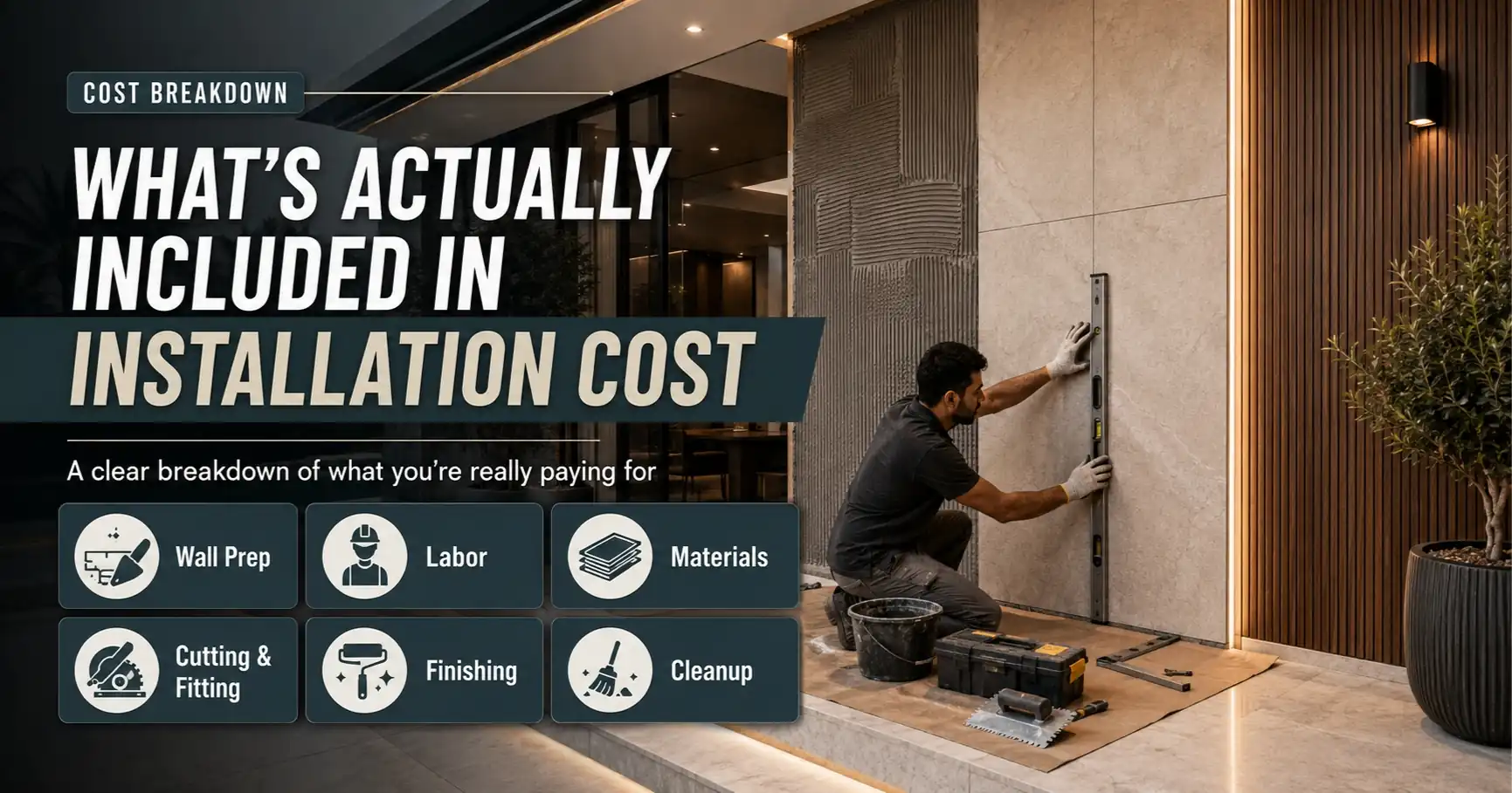 Wall Cladding Cost in Dubai – 2026 Price Guide 7 Installation Cost Breakdown Guide