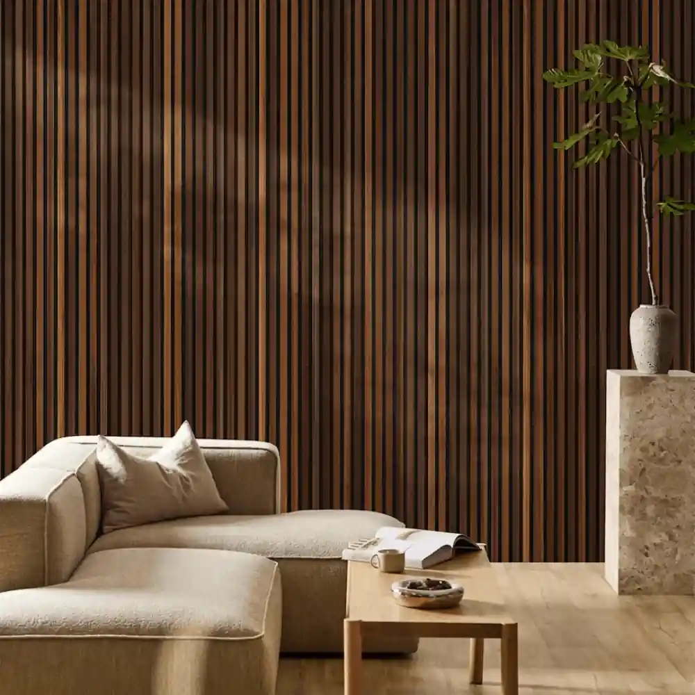 Natural Wood Smoked Wall Panel