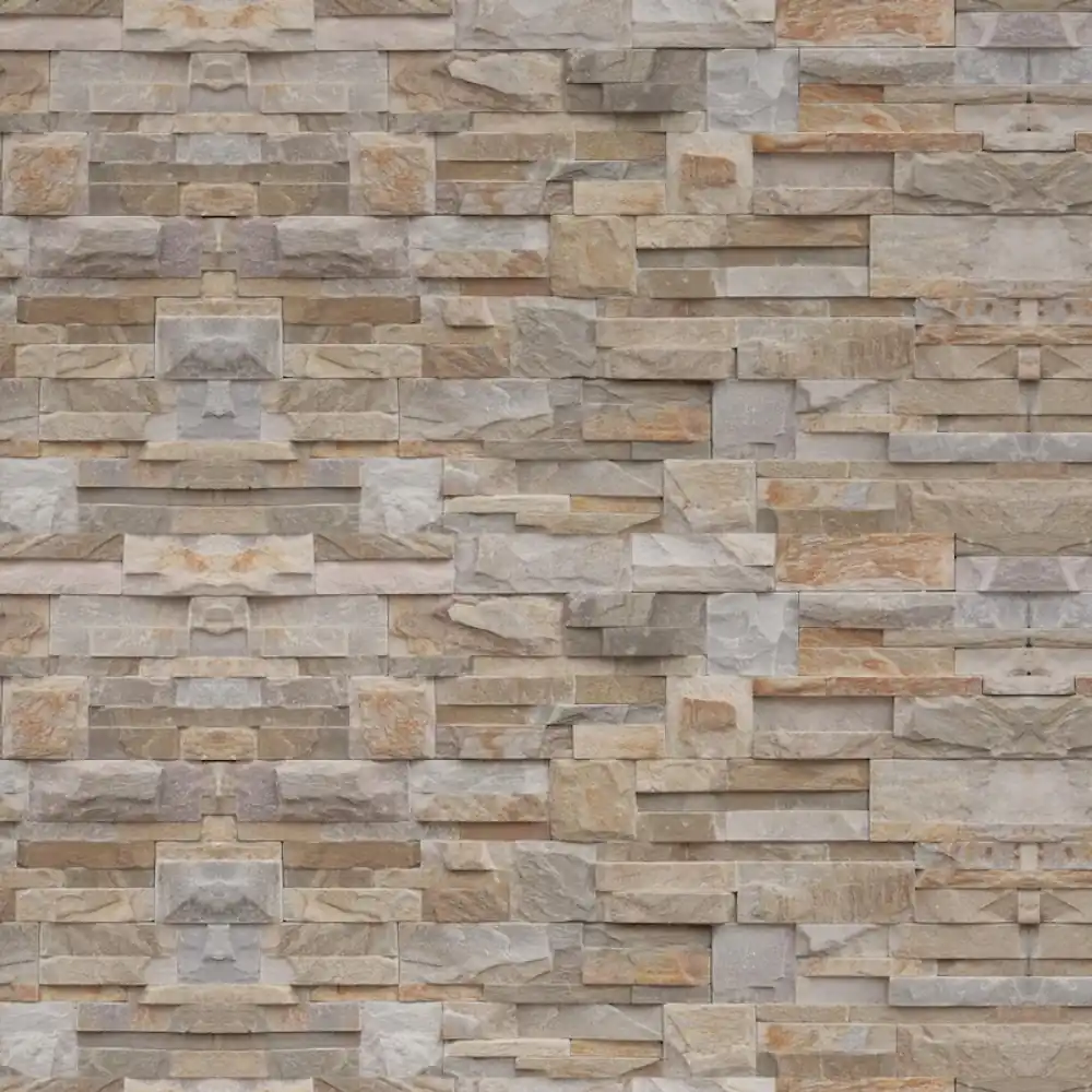 Stone effect wallpaper roll sample