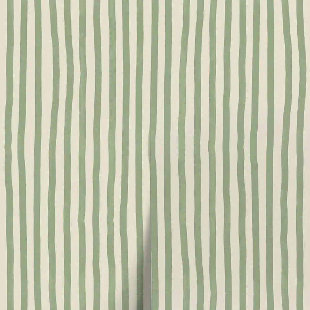 Striped wallpaper roll sample