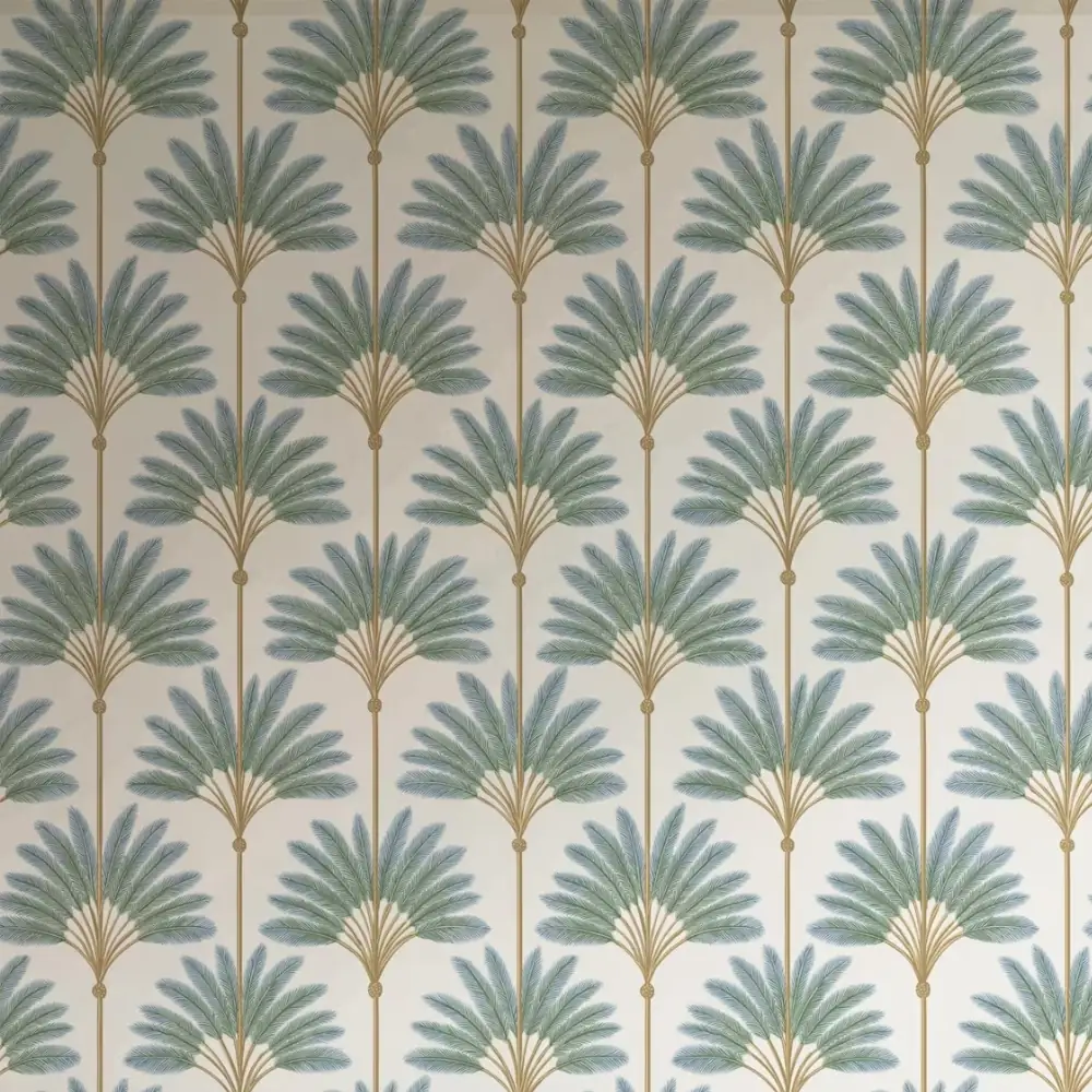 Tropical wallpaper roll sample