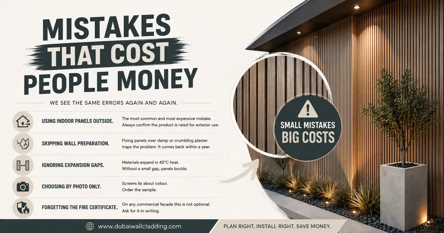 Common Wall Cladding Mistakes Guide