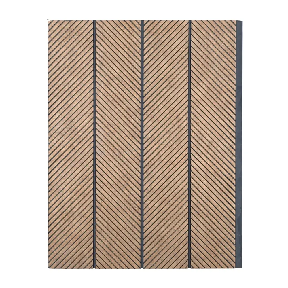 Tan Herringbone Wall Panel