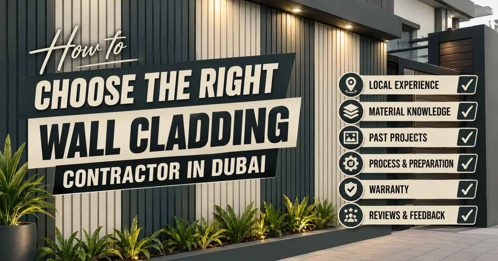7 Common Wall Cladding Installation Mistakes to Avoid in Dubai 10 How to Choose Right Cladding Contractor