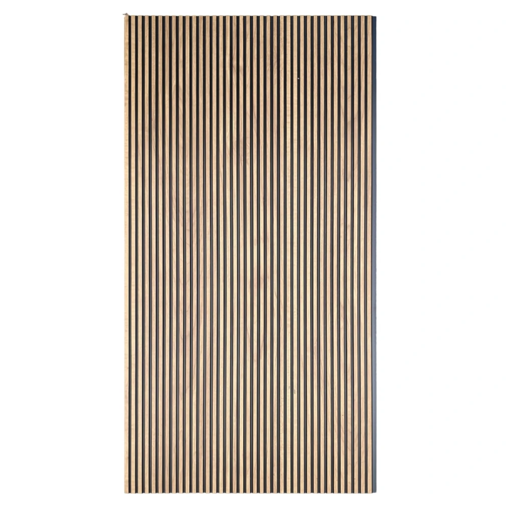 Light Oak Fluted Panel Sample