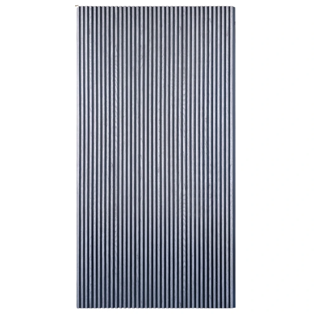 Navy Blue Fluted Panel Sample