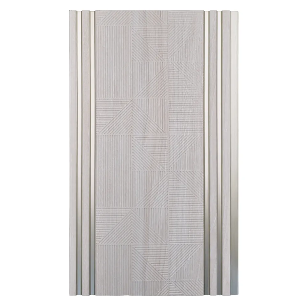 White Silver Wall Panel Sample
