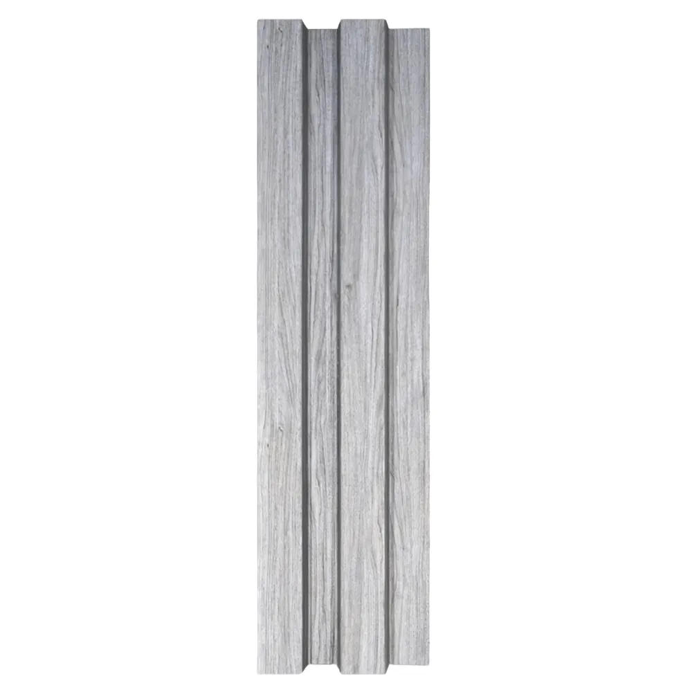Grey slat panel profile sample