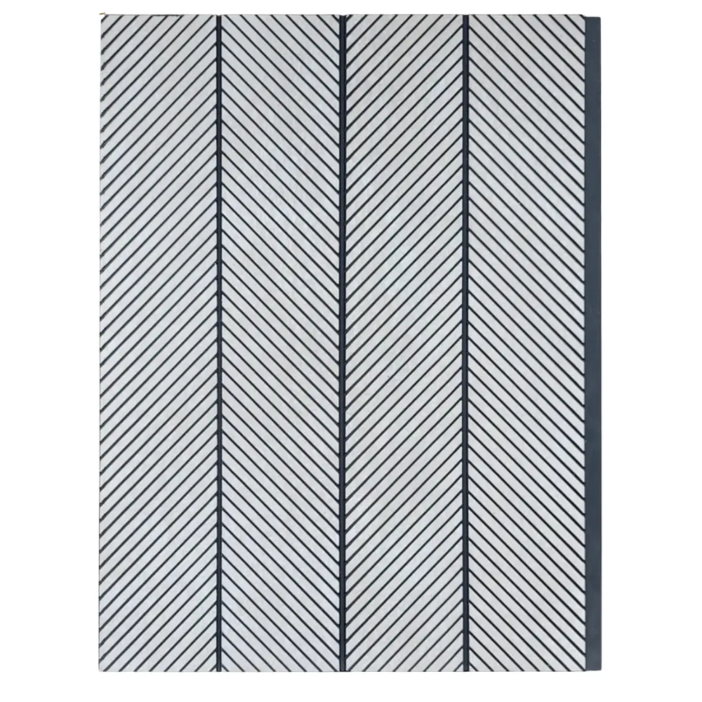 Pearl grey herringbone panel sample