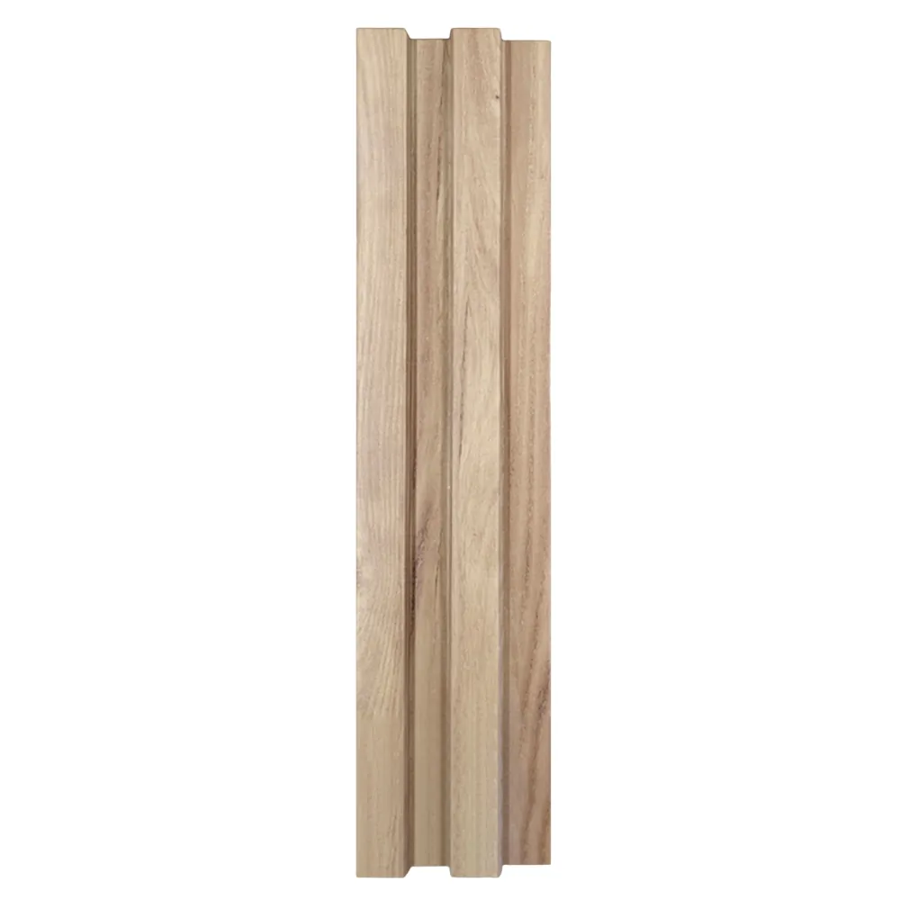 Light oak slat panel sample