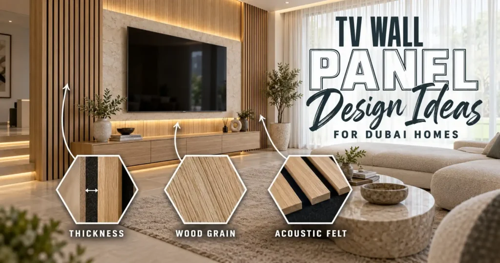 TV Wall Panel Design Ideas for Dubai Homes 19 TV Wall Panel Design Ideas in Dubai