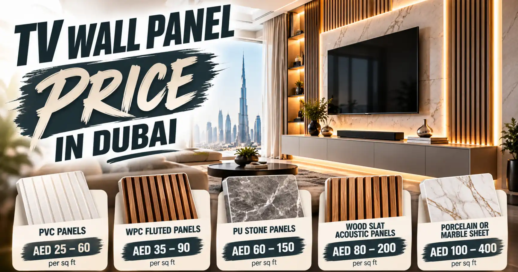 TV Wall Panel Design Ideas for Dubai Homes 9 TV Wall Panel Price in Dubai