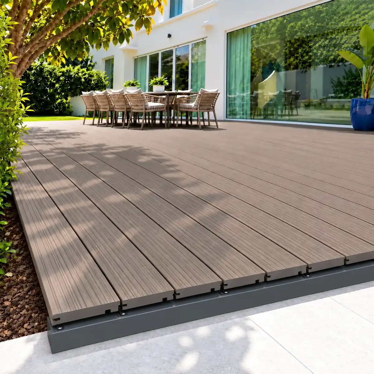 Deluxe Grooved Composite Decking Edge Board