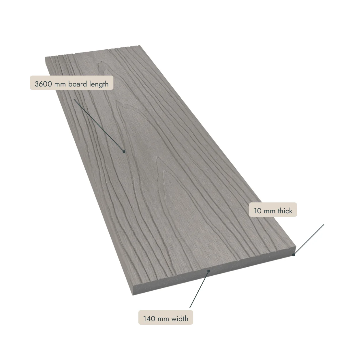 Silver Birch Fascia Board Dimensions