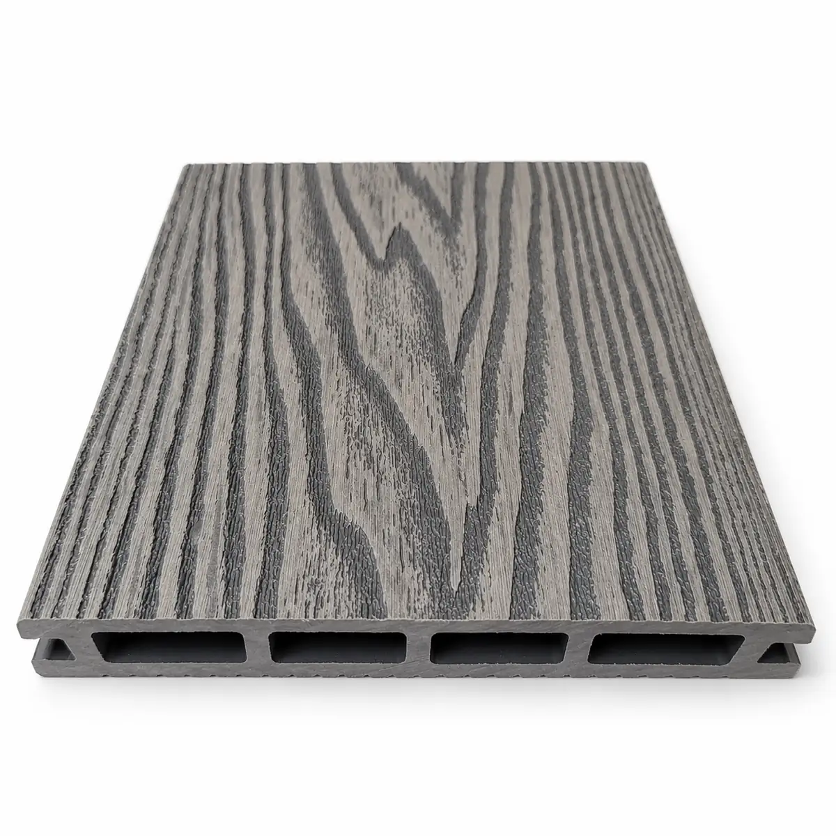 Light Grey Woodgrain Decking Sample