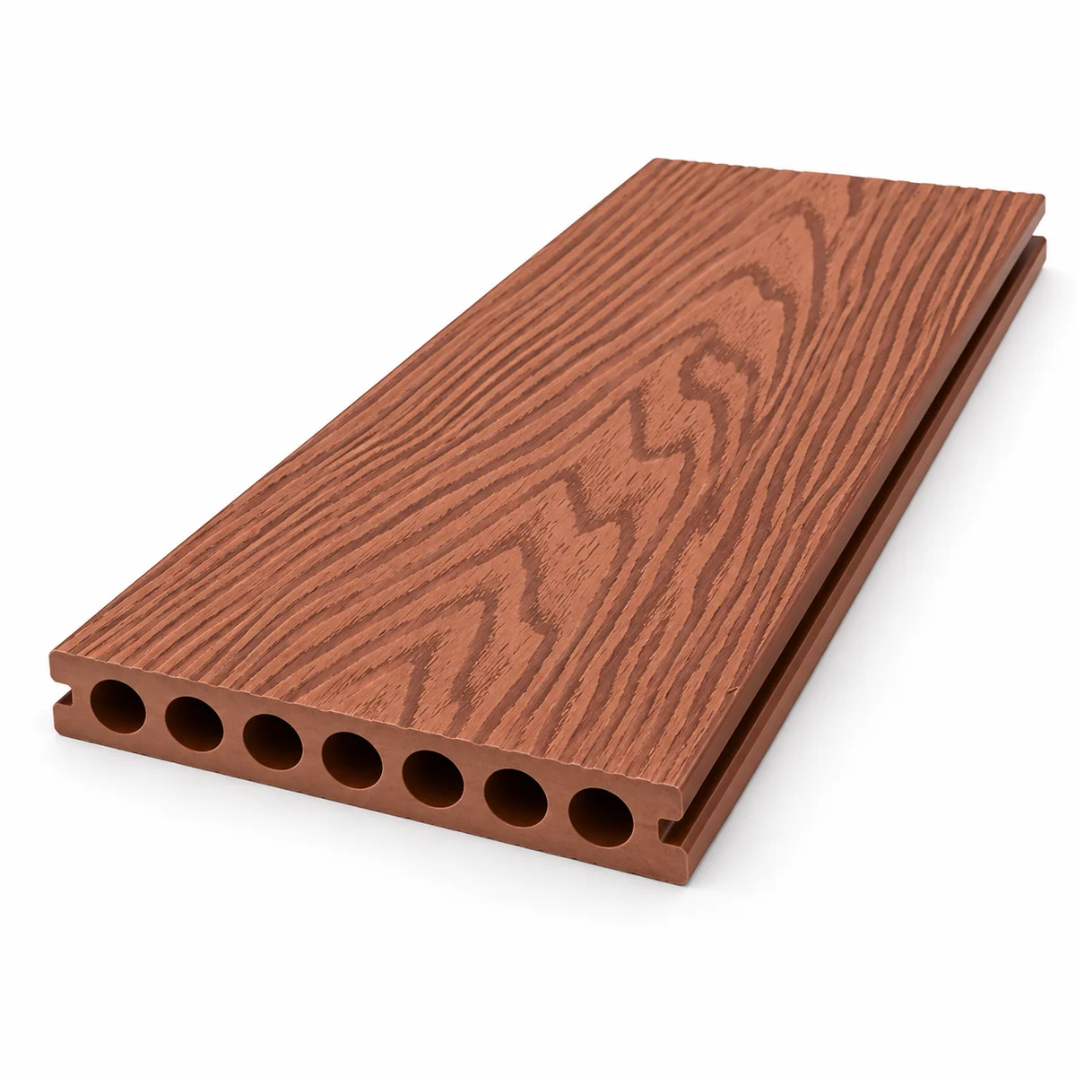 Redwood Embossed Woodgrain Decking Sample