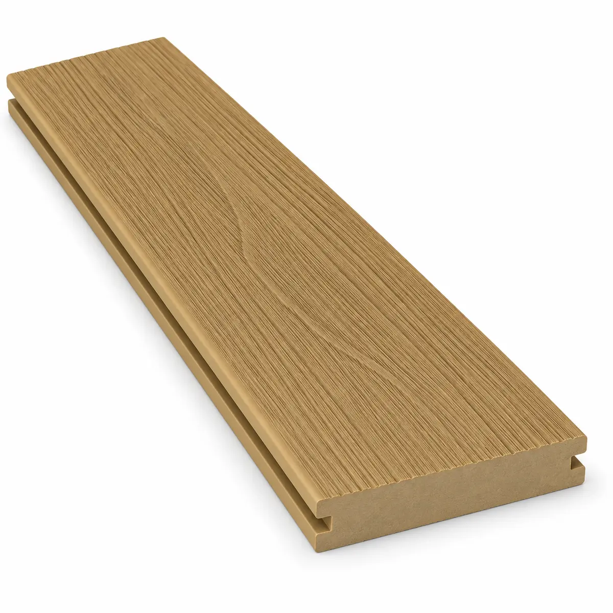 Wood Colour Grooved Decking Sample