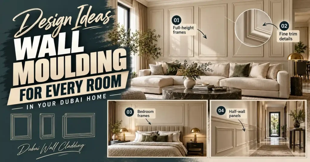 Wall moulding design ideas Dubai