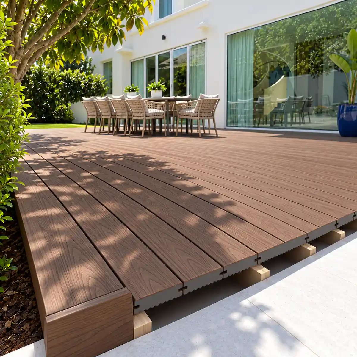Deluxe Solid Composite Deck Board